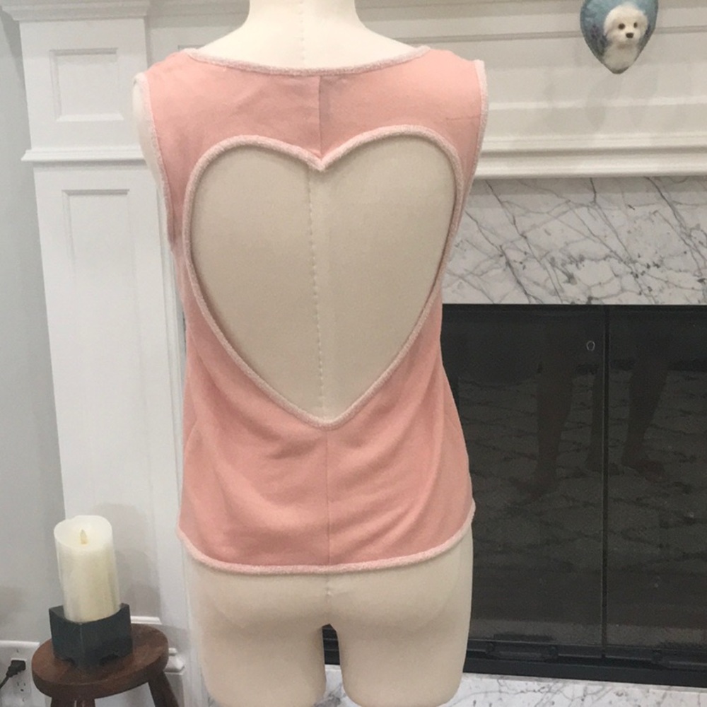 Aqua Heart Top! Sz. S